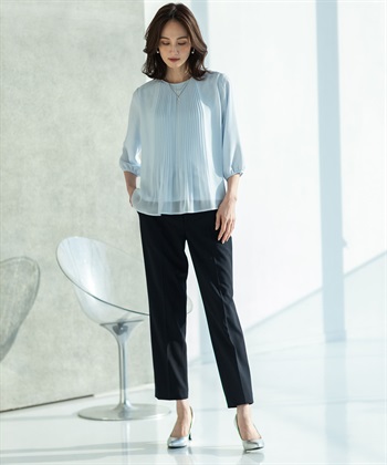 A/C DESIGN BY ALPHA CUBIC シフォンプリーツＴブラウス_subthumb_13