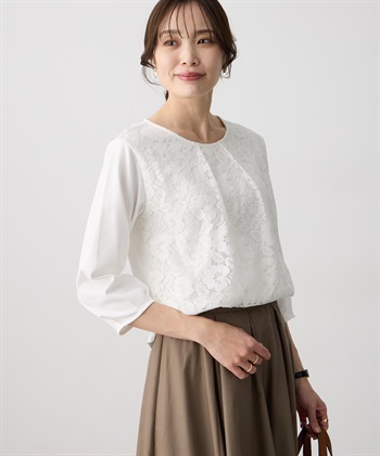 A/C DESIGN BY ALPHA CUBIC レースドッキングプルオーバー_subthumb_1