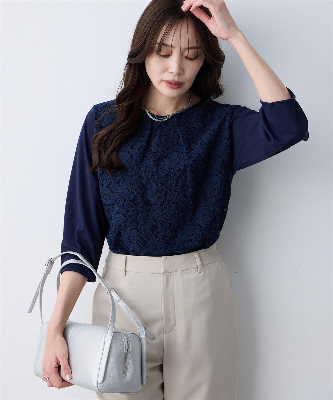 A/C DESIGN BY ALPHA CUBIC レースドッキングプルオーバー_sub_10