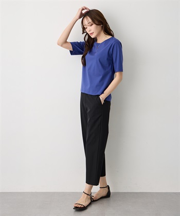 A/C DESIGN BY ALPHA CUBIC クルーネックTシャツ【すごツヤ・UVカット・接触冷感】_subthumb_11