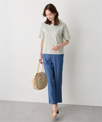 A/C DESIGN BY ALPHA CUBIC クルーネックTシャツ【すごツヤ・UVカット・接触冷感】_subthumb_13