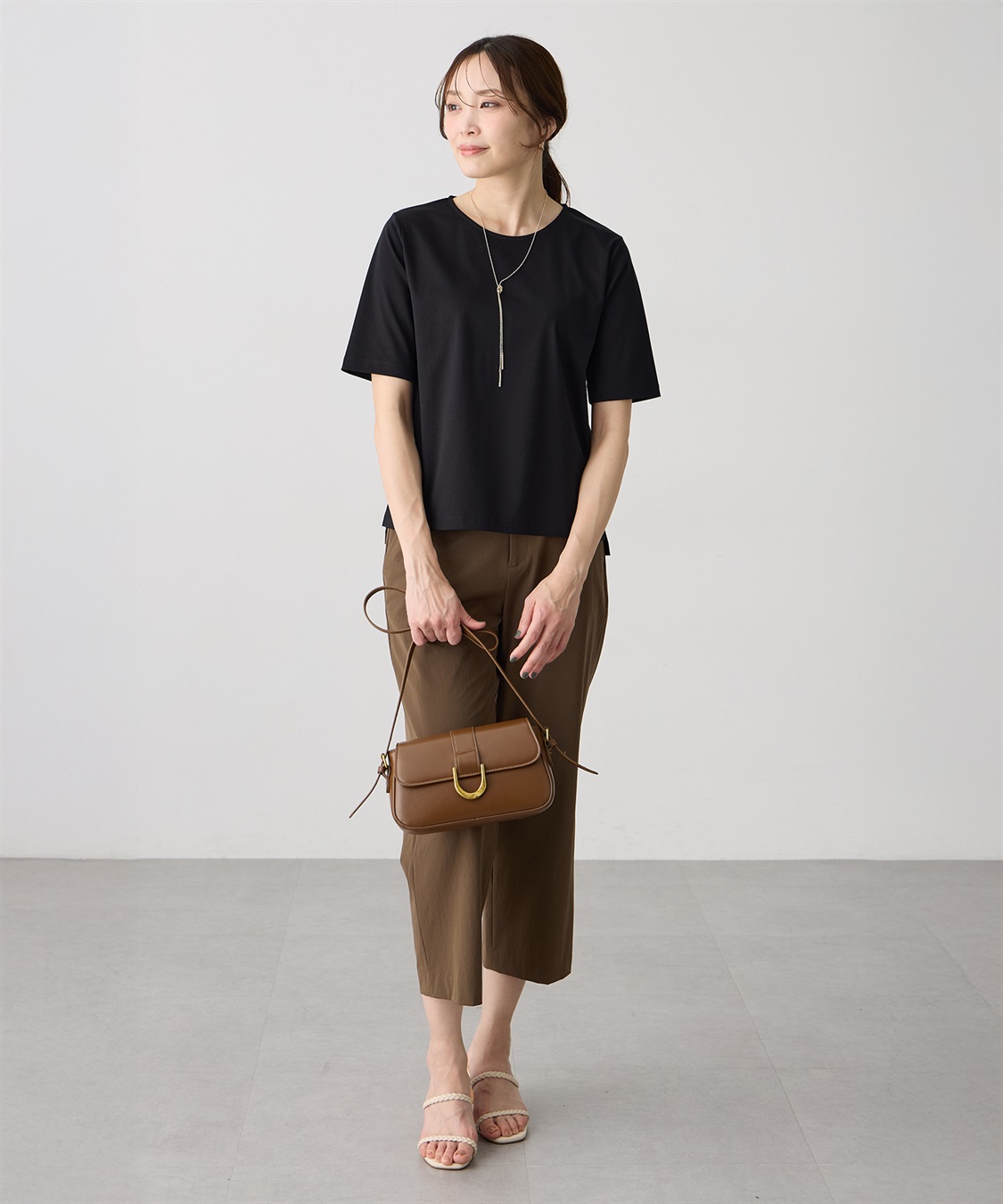 A/C DESIGN BY ALPHA CUBIC クルーネックTシャツ【すごツヤ・UVカット・接触冷感】_sub_16