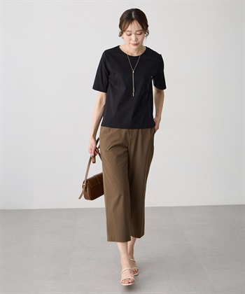 A/C DESIGN BY ALPHA CUBIC クルーネックTシャツ【すごツヤ・UVカット・接触冷感】_subthumb_17