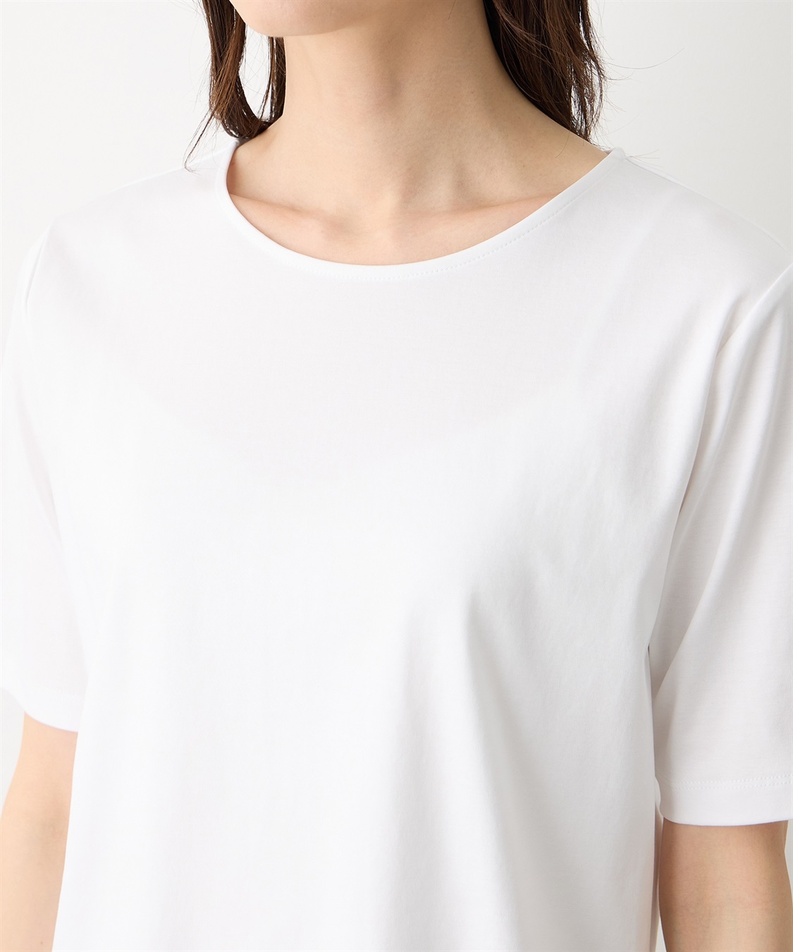 A/C DESIGN BY ALPHA CUBIC クルーネックTシャツ【すごツヤ・UVカット・接触冷感】_sub_22