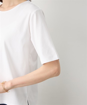 A/C DESIGN BY ALPHA CUBIC クルーネックTシャツ【すごツヤ・UVカット・接触冷感】_subthumb_23