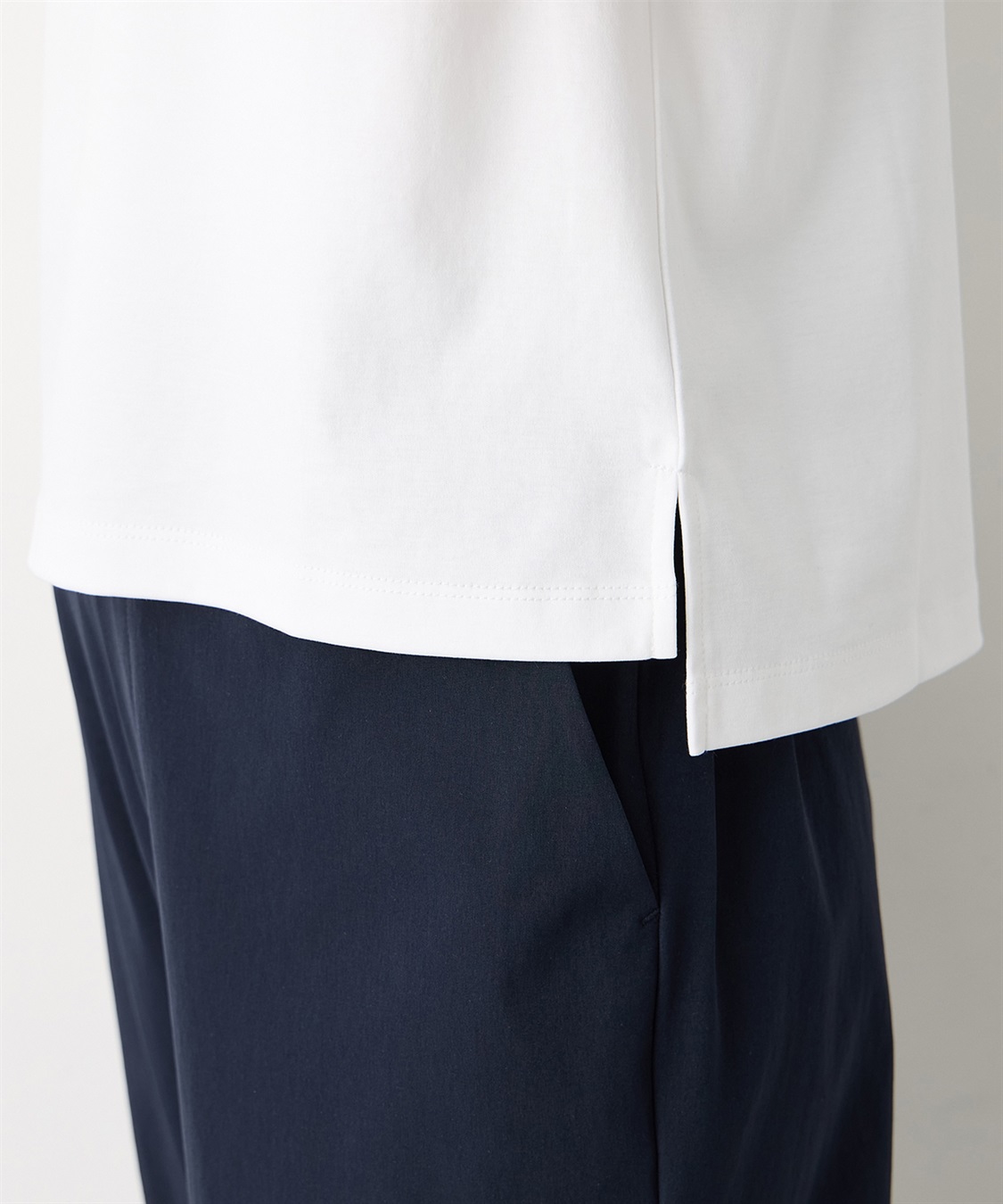 A/C DESIGN BY ALPHA CUBIC クルーネックTシャツ【すごツヤ・UVカット・接触冷感】_sub_24