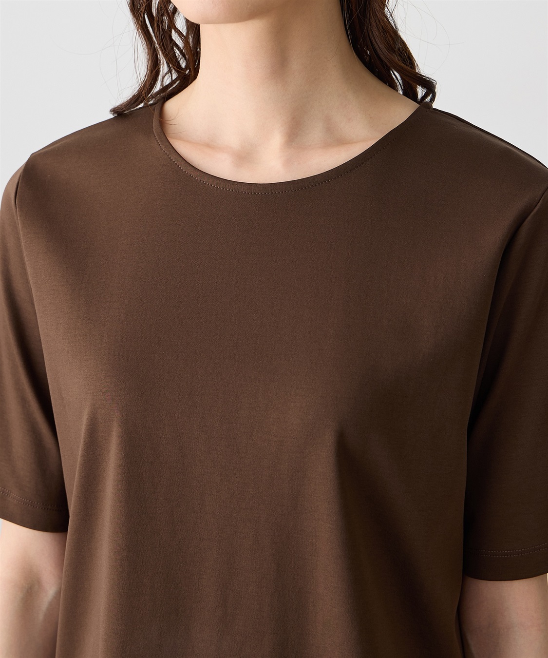 A/C DESIGN BY ALPHA CUBIC クルーネックTシャツ【すごツヤ・UVカット・接触冷感】_sub_25