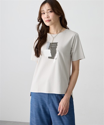 A/C DESIGN BY ALPHA CUBIC グラフィックロゴTシャツ【すごツヤ・接触冷感・UVカット】_subthumb_1