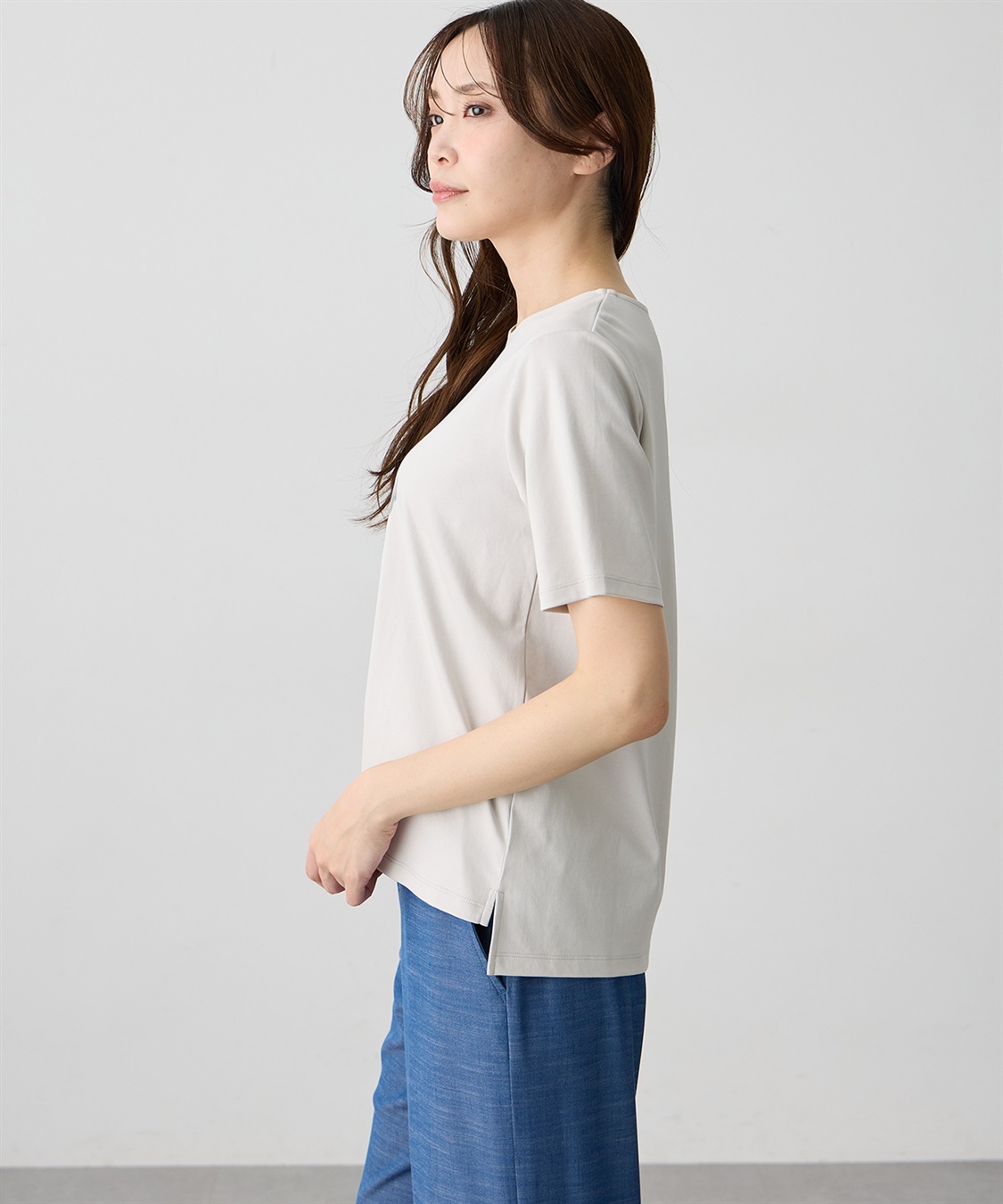 A/C DESIGN BY ALPHA CUBIC グラフィックロゴTシャツ【すごツヤ・接触冷感・UVカット】_sub_3