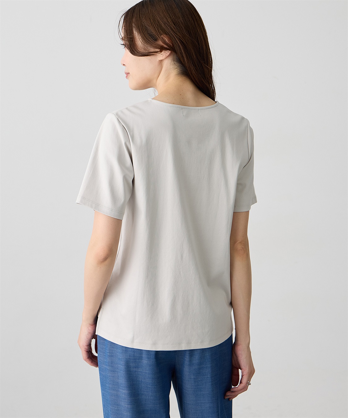 A/C DESIGN BY ALPHA CUBIC グラフィックロゴTシャツ【すごツヤ・接触冷感・UVカット】_sub_4