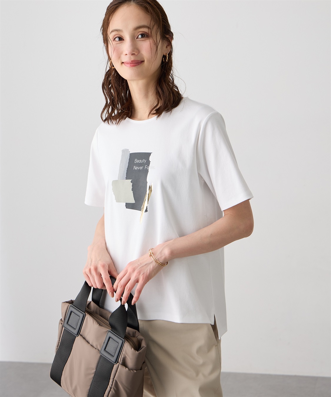 A/C DESIGN BY ALPHA CUBIC グラフィックロゴTシャツ【すごツヤ・接触冷感・UVカット】_sub_5