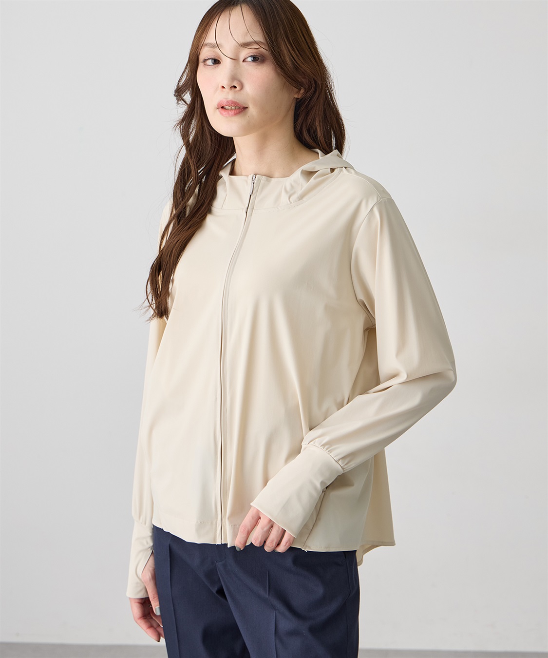 A/C DESIGN BY ALPHA CUBIC ラッシュパーカー【接触冷感・UVカット・はっ水】_sub_2