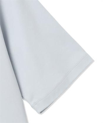 A/C DESIGN BY ALPHA CUBIC モックネック箔プリントロゴTシャツ【すごツヤ・接触冷感・UVカット】_subthumb_15