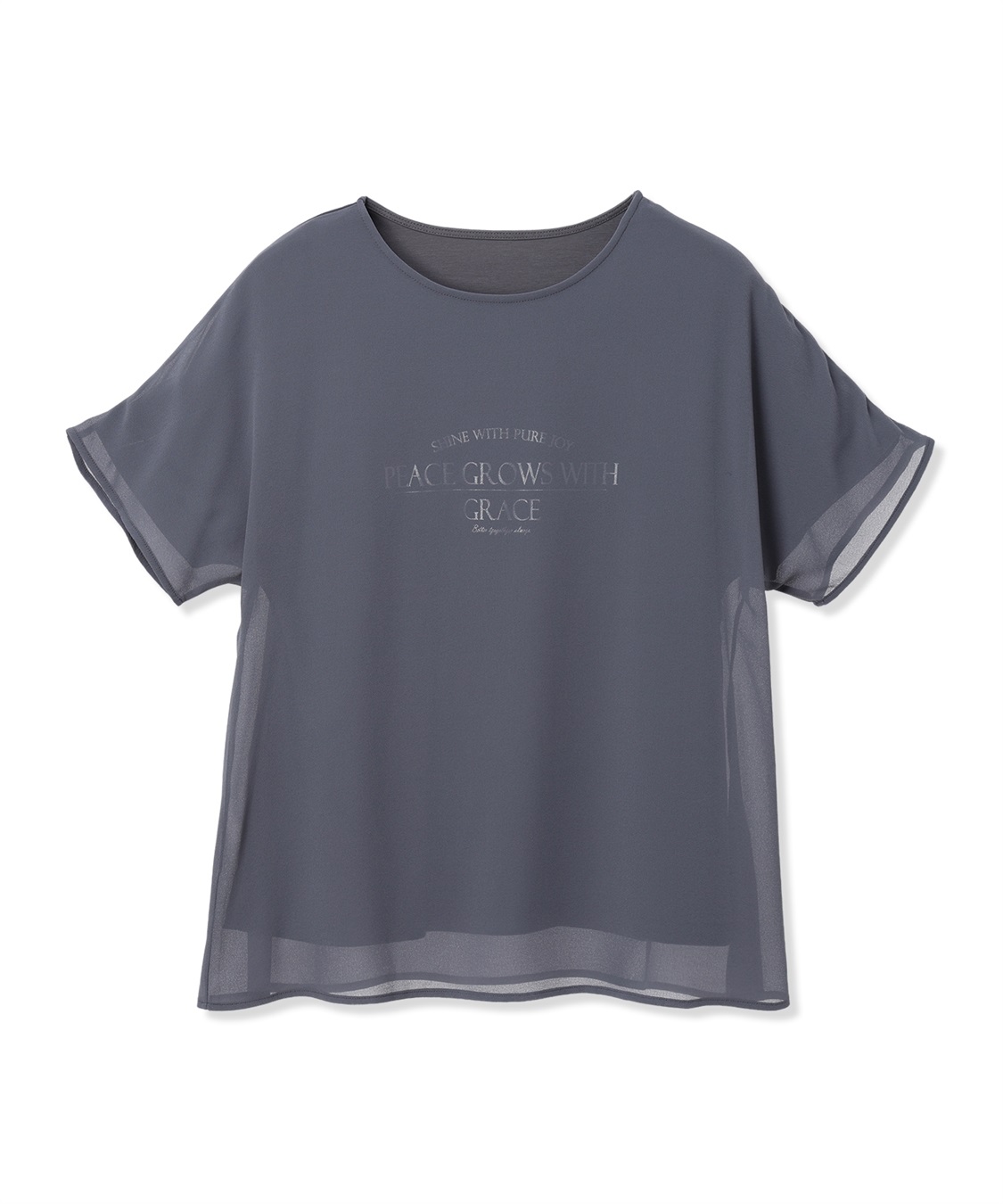 A/C DESIGN BY ALPHA CUBIC シアーレイヤードロゴTシャツ【すごツヤ】_sub_10