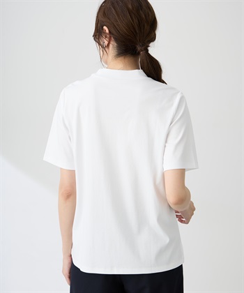 A/C DESIGN BY ALPHA CUBIC 【ALCOLLAGEプリント】フォトプリントモックネックＴシャツ【すごツヤ・UVカット・接触冷感】_subthumb_2