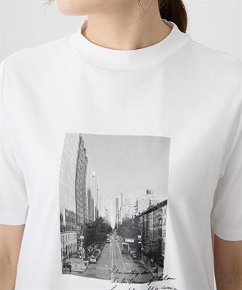 A/C DESIGN BY ALPHA CUBIC 【ALCOLLAGEプリント】フォトプリントモックネックＴシャツ【すごツヤ・UVカット・接触冷感】_subthumb_15