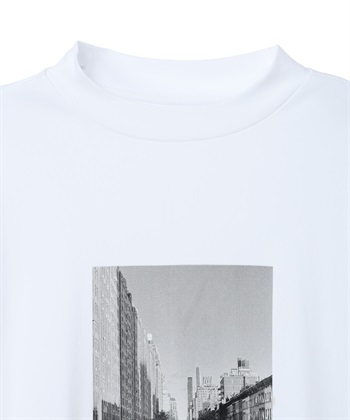 A/C DESIGN BY ALPHA CUBIC 【ALCOLLAGEプリント】フォトプリントモックネックＴシャツ【すごツヤ・UVカット・接触冷感】_subthumb_21