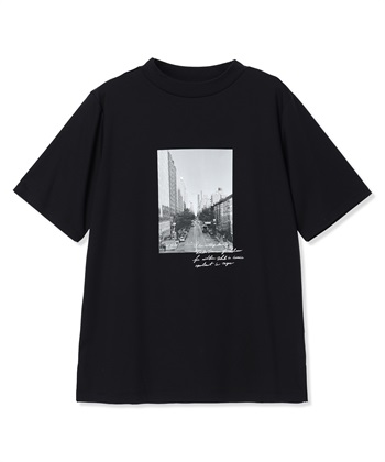 A/C DESIGN BY ALPHA CUBIC 【ALCOLLAGEプリント】フォトプリントモックネックＴシャツ【すごツヤ・UVカット・接触冷感】_subthumb_28