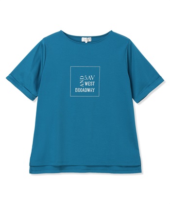 A/C DESIGN BY ALPHA CUBIC 【ALCOLLAGEプリント】プリントボートネックＴシャツ【すごツヤ・UVカット・接触冷感】_subthumb_24
