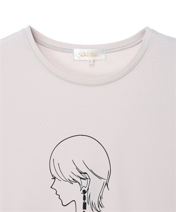 A/C DESIGN BY ALPHA CUBIC モチーフプリントＴシャツ【ひやツヤ・UVカット・接触冷感】_subthumb_14