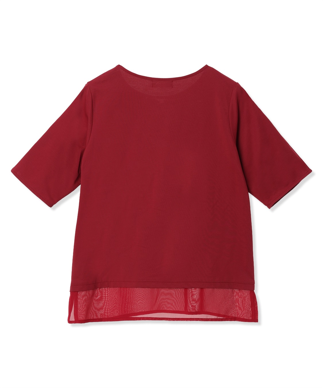 A/C DESIGN BY ALPHA CUBIC シアー切り替えレーススリーブプルオーバー【接触冷感・UVカット・遮熱】_sub_18
