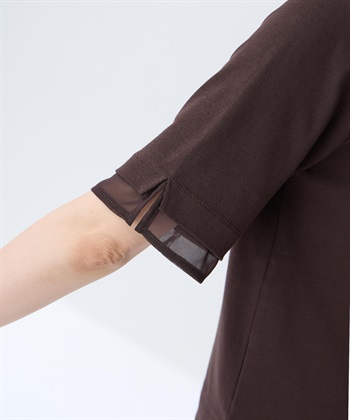 A/C DESIGN BY ALPHA CUBIC シフォンドッキングTシャツ【接触冷感・UVカット】_subthumb_9