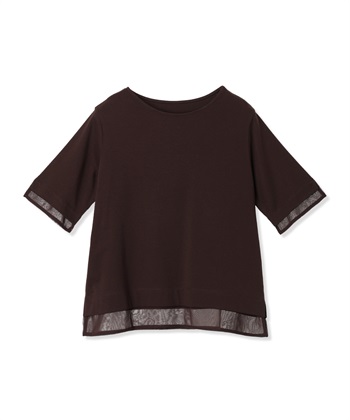 A/C DESIGN BY ALPHA CUBIC シフォンドッキングTシャツ【接触冷感・UVカット】_subthumb_11