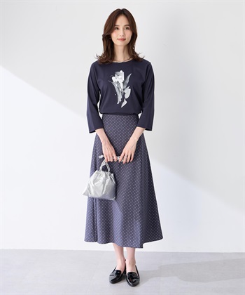 A/C DESIGN BY ALPHA CUBIC 【藤井桜子さんコラボ】グラフィックプリント7分袖Tシャツ_subthumb_10
