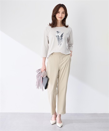 A/C DESIGN BY ALPHA CUBIC 【藤井桜子さんコラボ】グラフィックプリント7分袖Tシャツ_subthumb_12