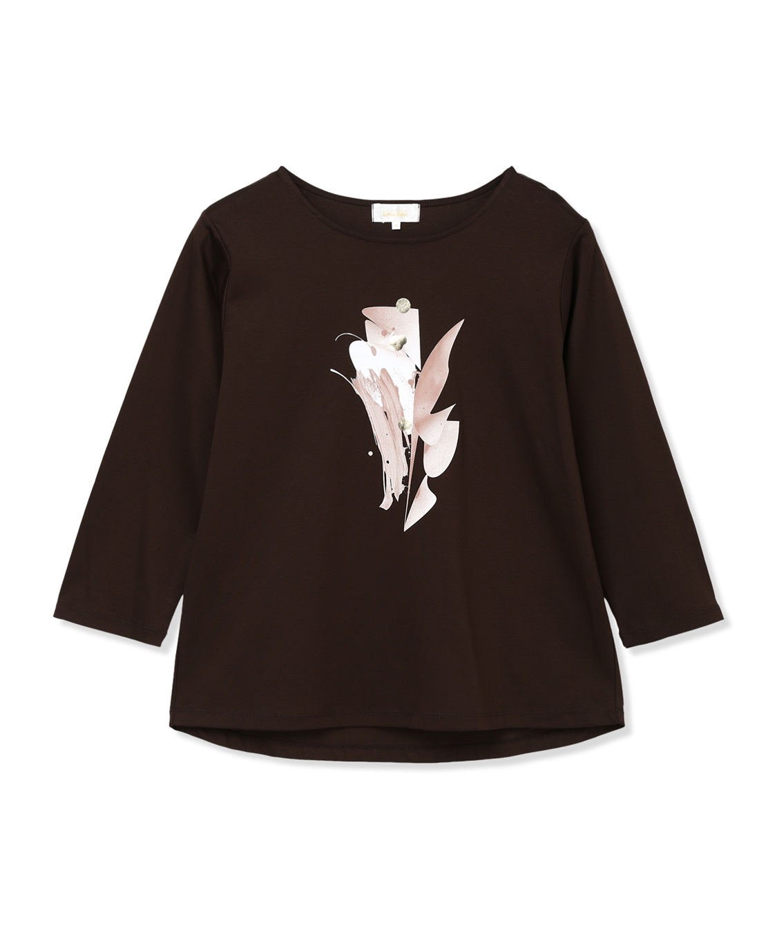 A/C DESIGN BY ALPHA CUBIC 【藤井桜子さんコラボ】グラフィックプリント7分袖Tシャツ_sub_19