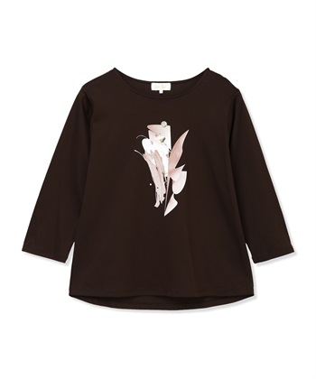 A/C DESIGN BY ALPHA CUBIC 【藤井桜子さんコラボ】グラフィックプリント7分袖Tシャツ_subthumb_19