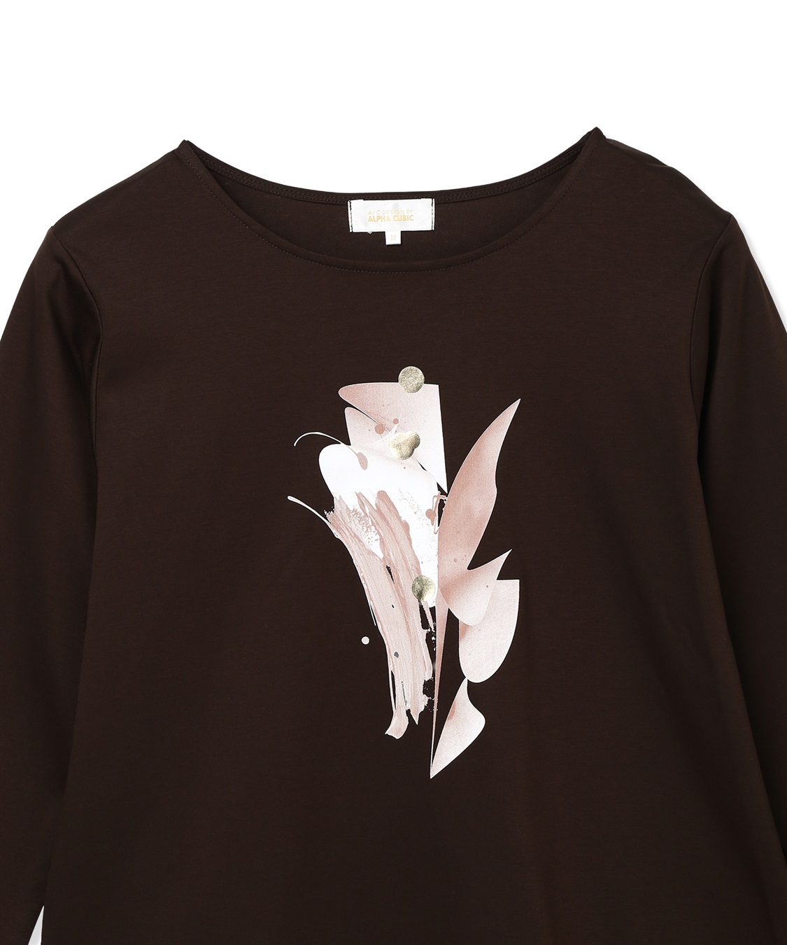 A/C DESIGN BY ALPHA CUBIC 【藤井桜子さんコラボ】グラフィックプリント7分袖Tシャツ_sub_21