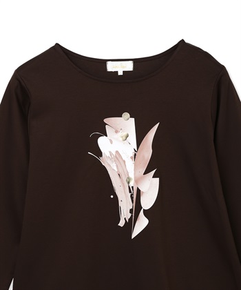 A/C DESIGN BY ALPHA CUBIC 【藤井桜子さんコラボ】グラフィックプリント7分袖Tシャツ_subthumb_21