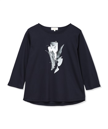 A/C DESIGN BY ALPHA CUBIC 【藤井桜子さんコラボ】グラフィックプリント7分袖Tシャツ_subthumb_29