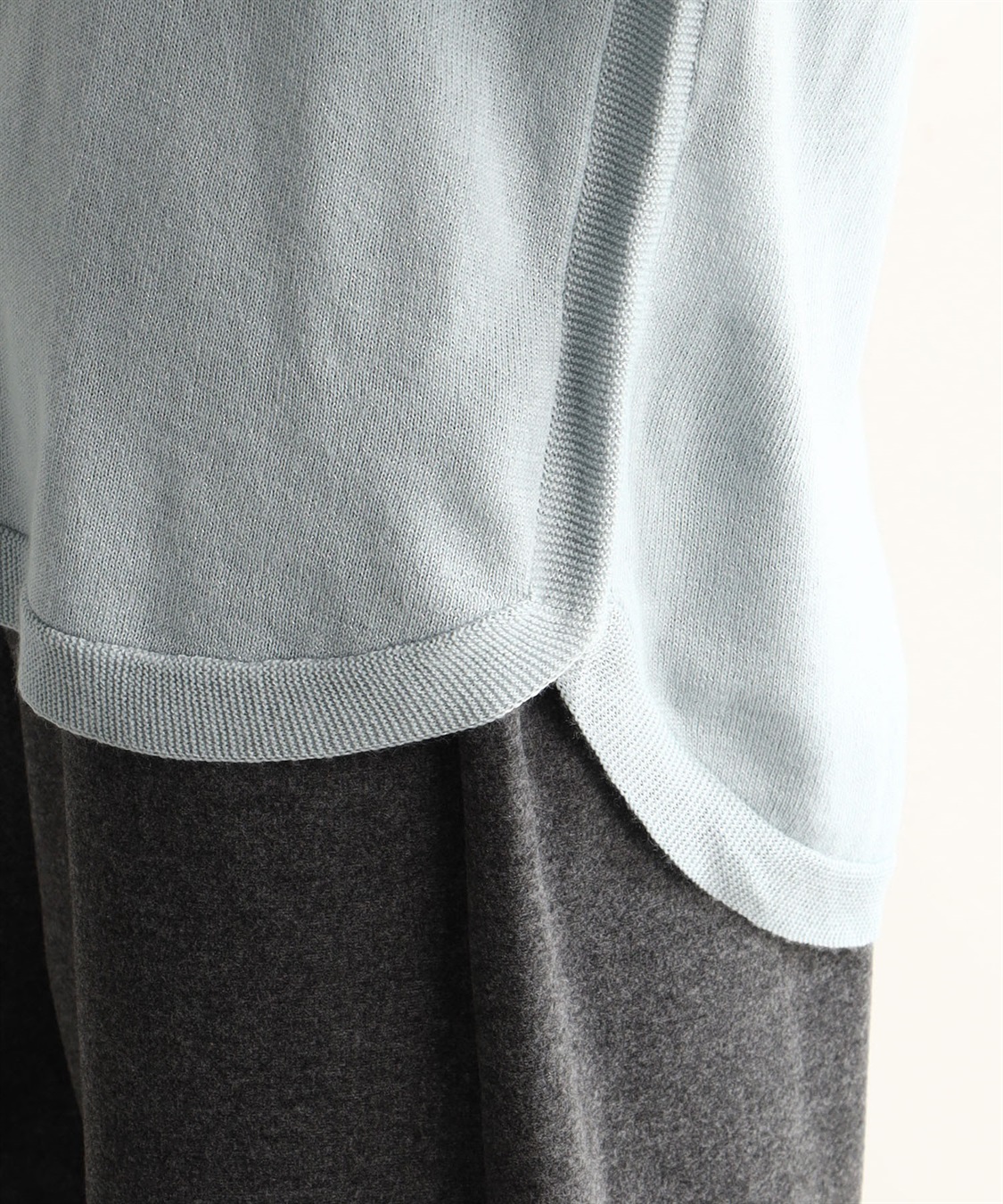 A/C DESIGN BY ALPHA CUBIC ラウンドヘムニットプルオーバー_sub_6