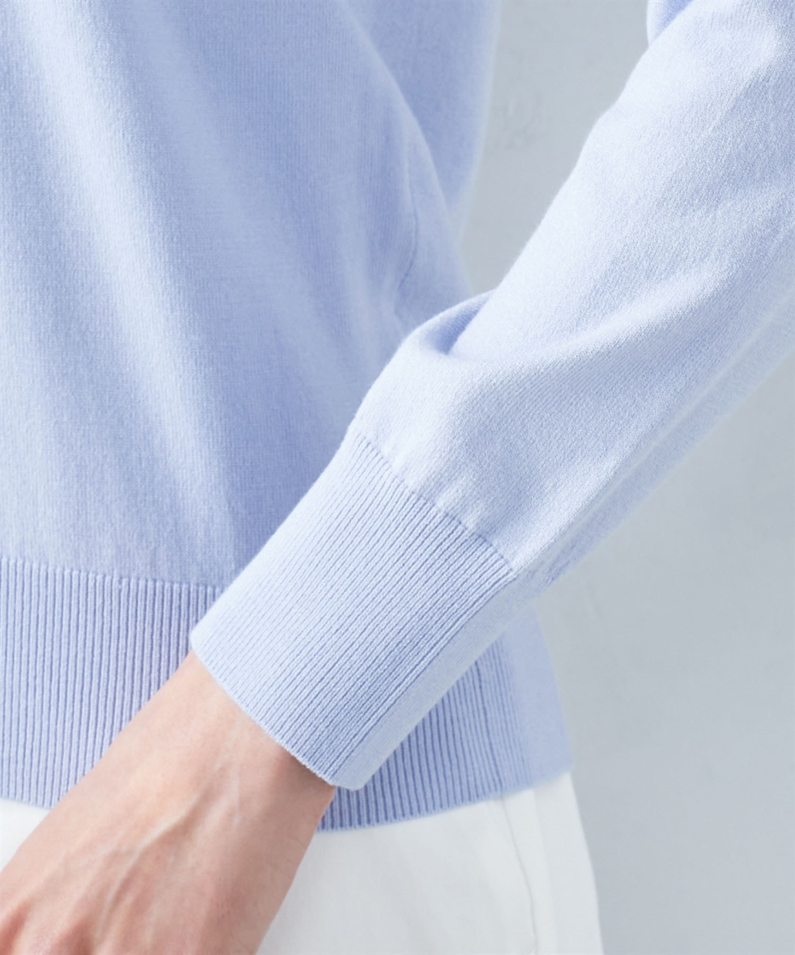 A/C DESIGN BY ALPHA CUBIC レースアクセントクルーニットプルオーバー_sub_5