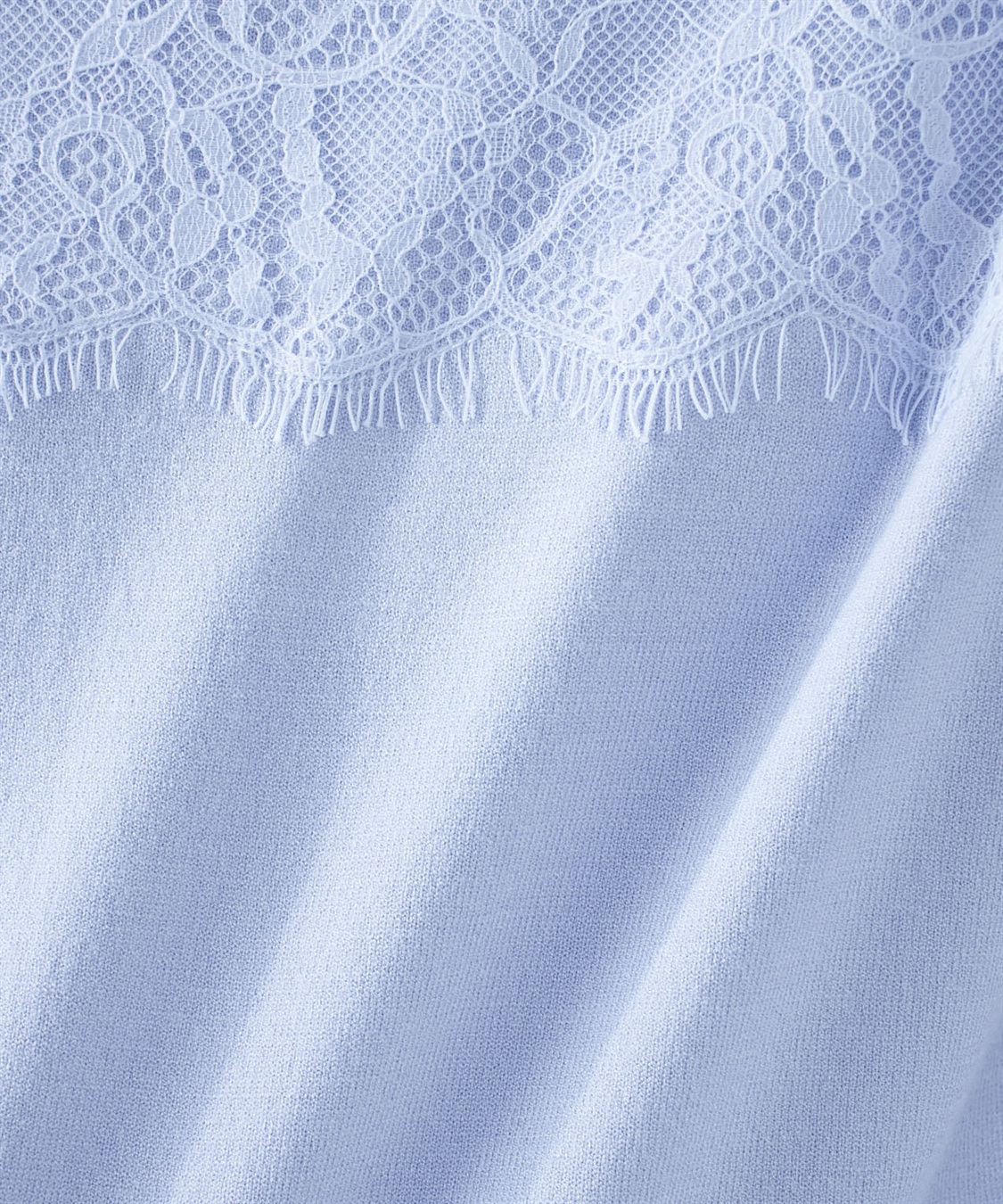 A/C DESIGN BY ALPHA CUBIC レースアクセントクルーニットプルオーバー_sub_7