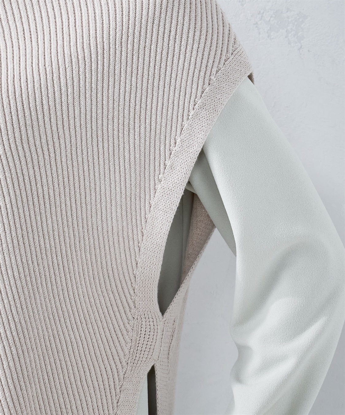 A/C DESIGN BY ALPHA CUBIC ハイネックニットベスト_sub_5