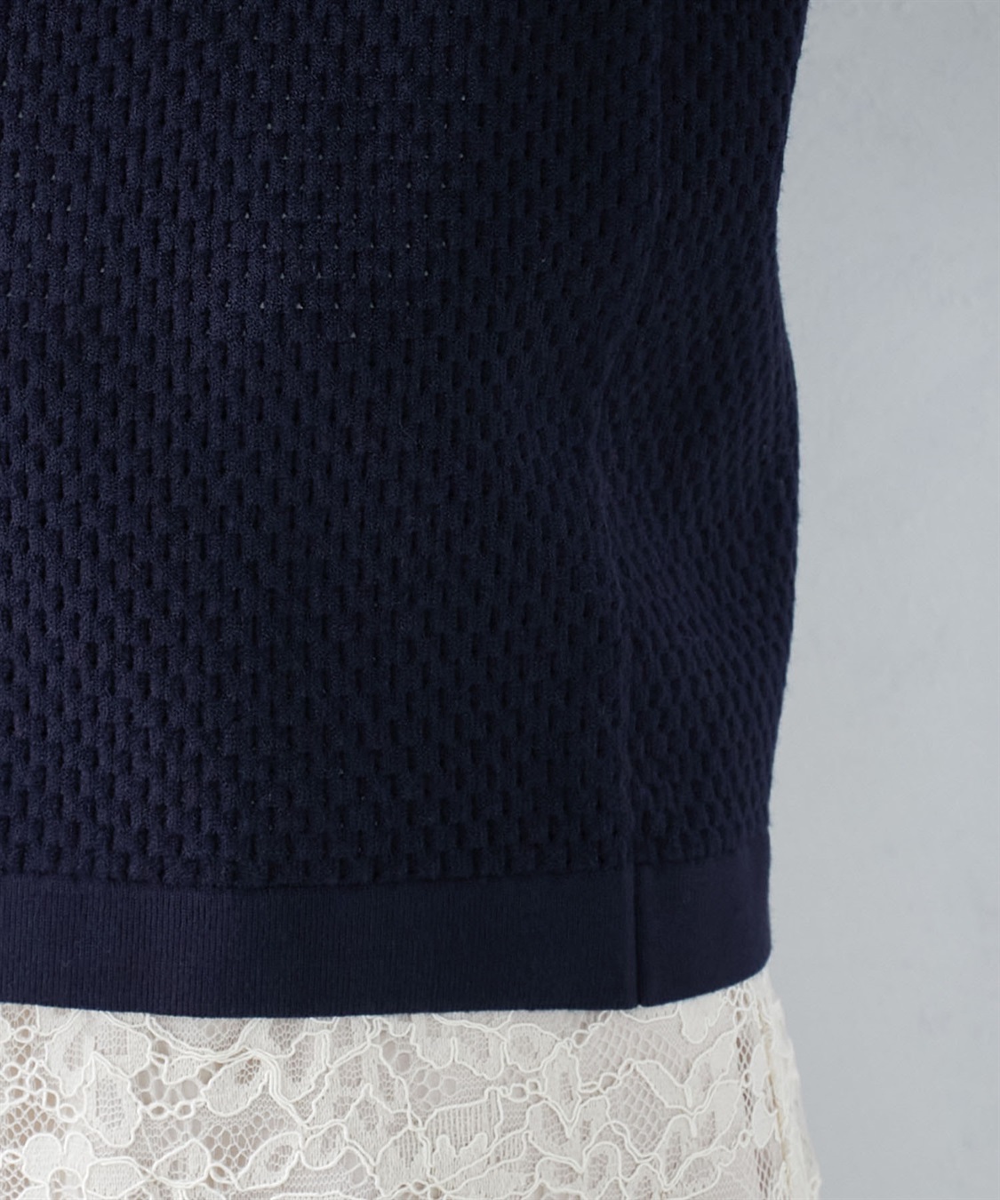 A/C DESIGN BY ALPHA CUBIC カラーブロックニットジャケット_sub_7