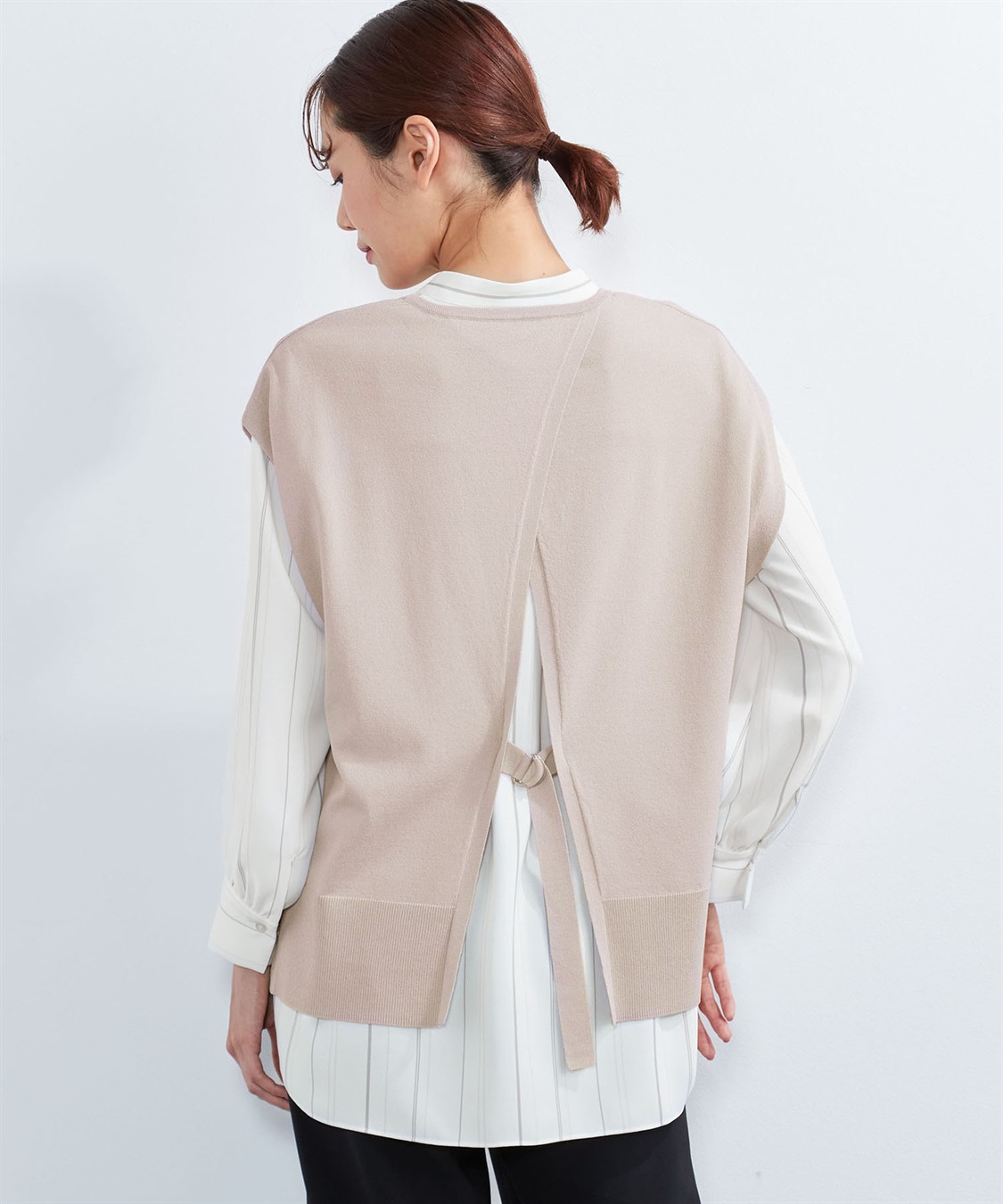 A/C DESIGN BY ALPHA CUBIC ハンドウォッシャブルバッグスリットベスト_sub_3