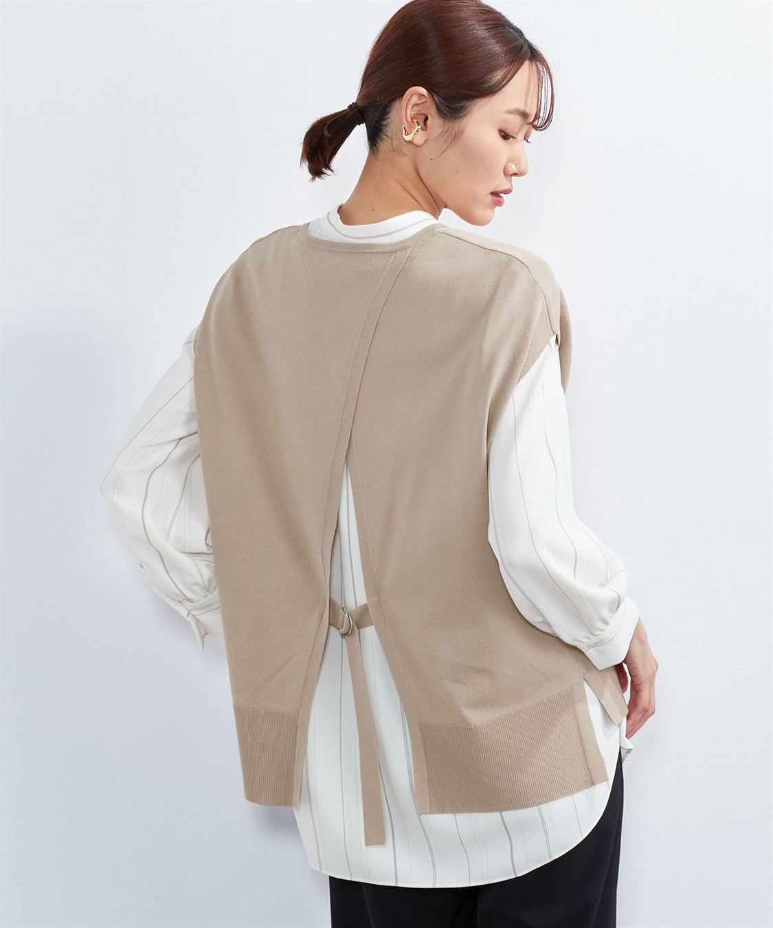 A/C DESIGN BY ALPHA CUBIC ハンドウォッシャブルバッグスリットベスト_sub_10