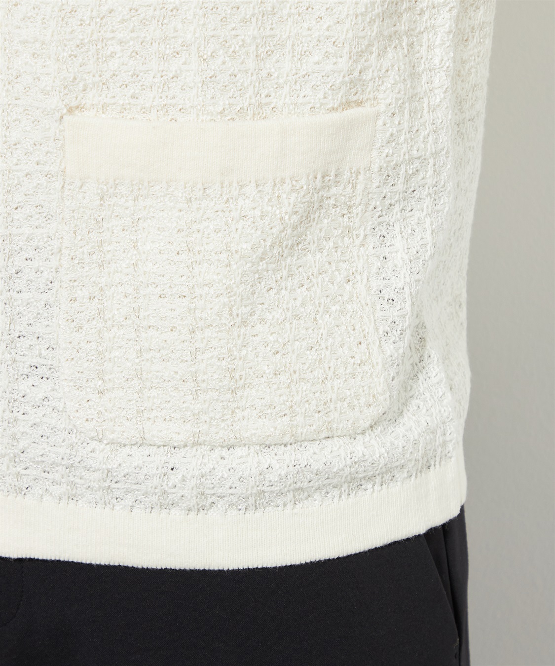 A/C DESIGN BY ALPHA CUBIC ツイードニットカーディガン_sub_9