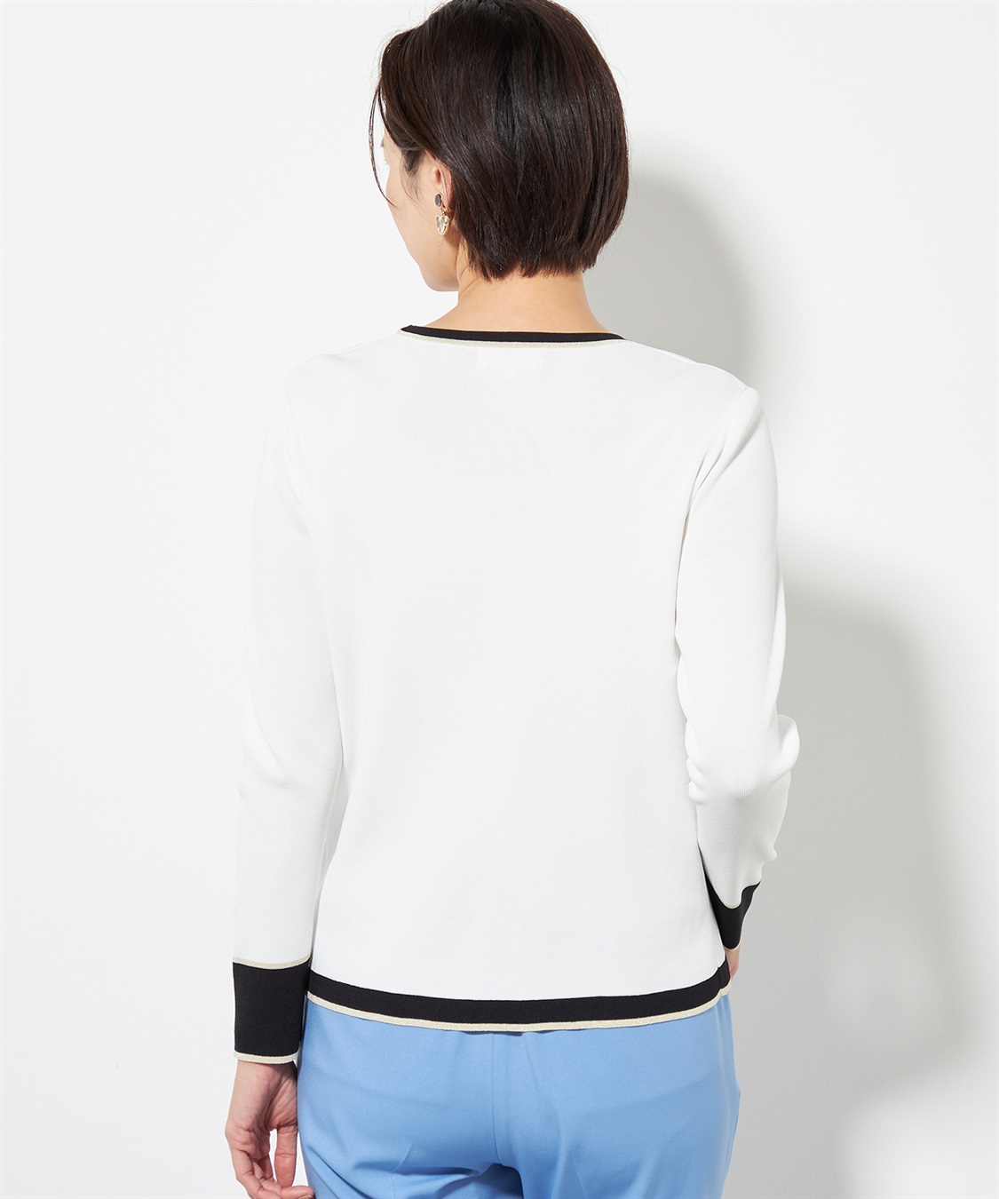 A/C DESIGN BY ALPHA CUBIC 配色ラメニットプルオーバー_sub_3