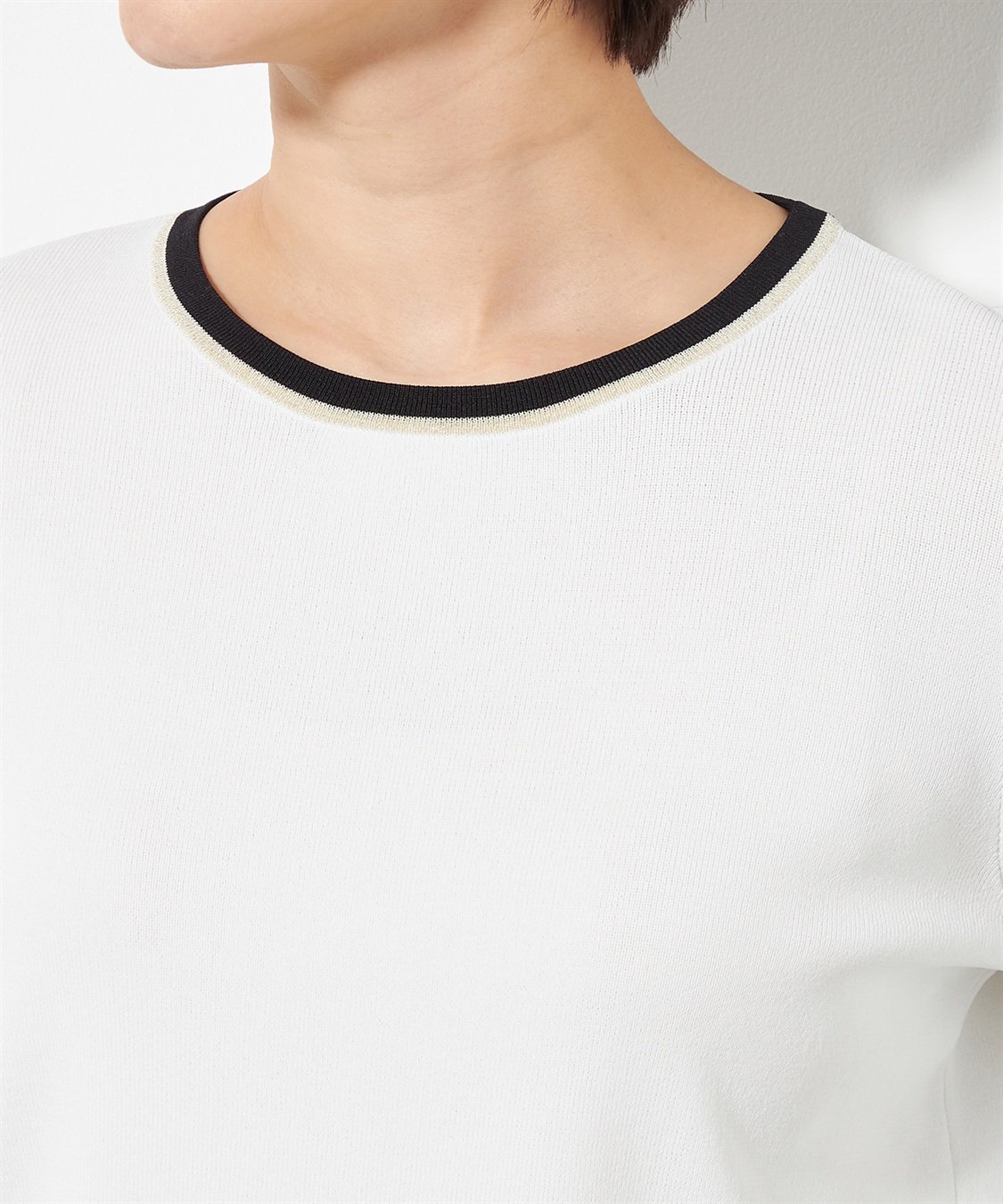 A/C DESIGN BY ALPHA CUBIC 配色ラメニットプルオーバー_sub_4