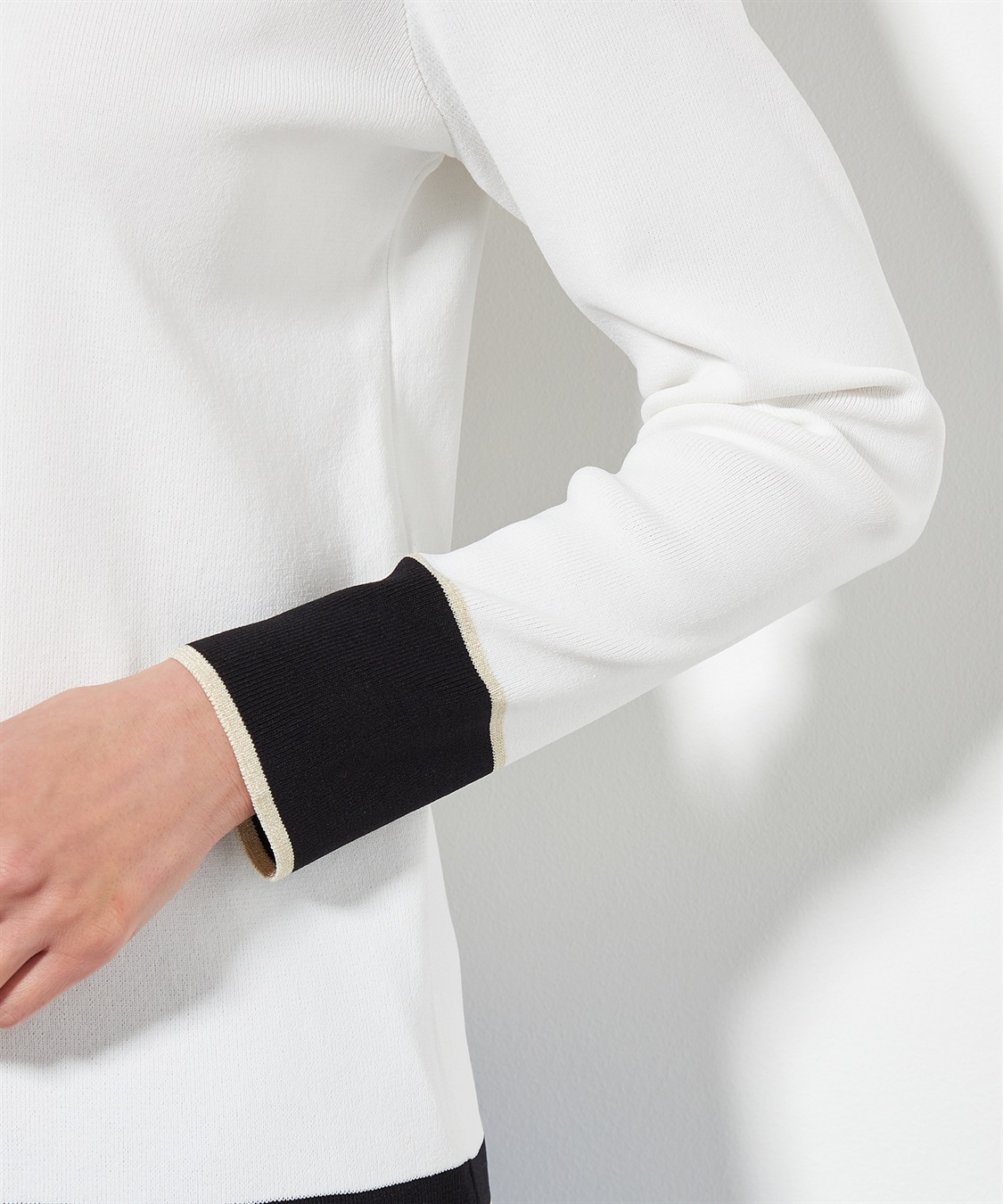 A/C DESIGN BY ALPHA CUBIC 配色ラメニットプルオーバー_sub_5