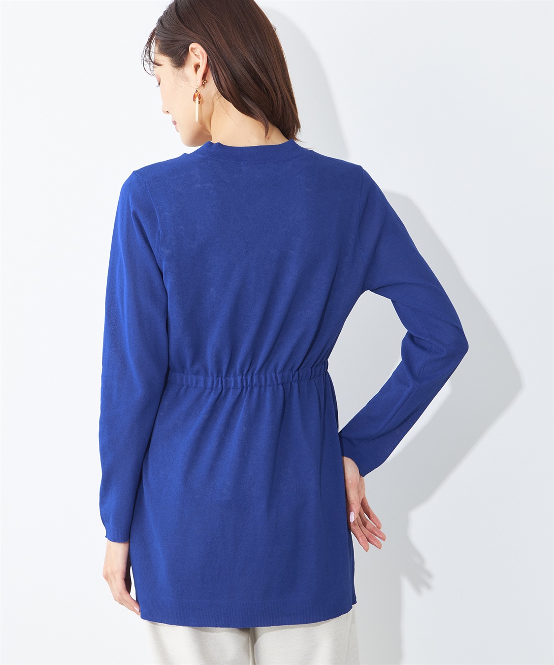 A/C DESIGN BY ALPHA CUBIC リネンブレンドロングカーディガン_sub_3