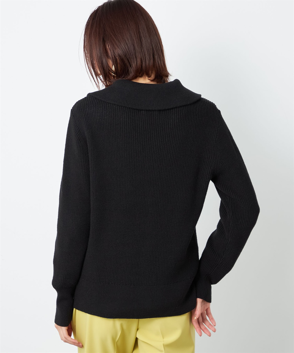 A/C DESIGN BY ALPHA CUBIC ジップアップニットカーディガン_sub_2