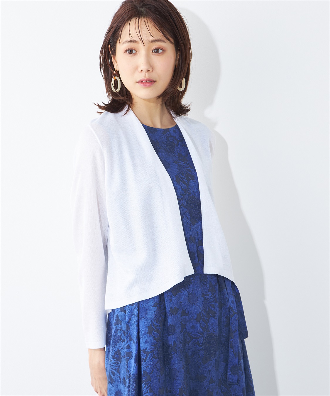 A/C DESIGN BY ALPHA CUBIC ボレロカーディガン_sub_1