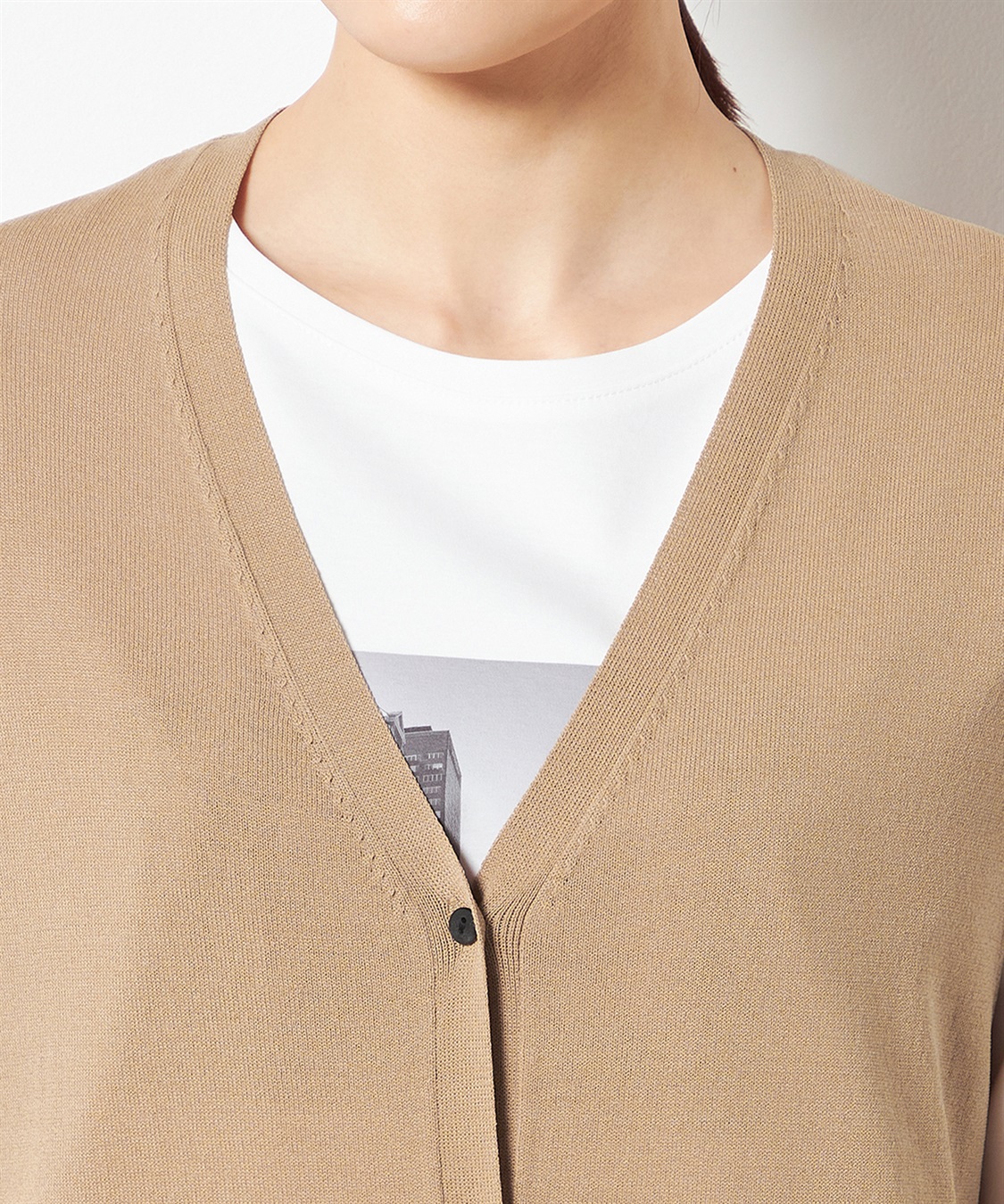 A/C DESIGN BY ALPHA CUBIC 【接触冷感】ロングニットジレ_sub_5