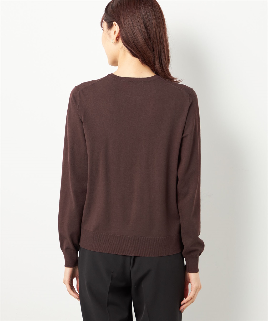 A/C DESIGN BY ALPHA CUBIC クルーネックカーディガン_sub_3